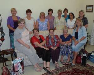 quilting ladies at Jean's farewell